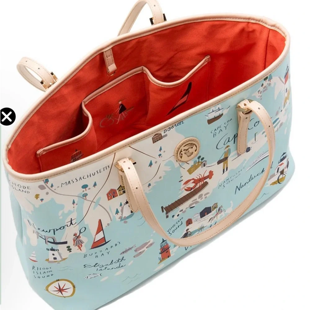 Spartina 449 NE Harbors Tote. Perfect for shopping or relaxing on the beach! - Picture 3 of 4